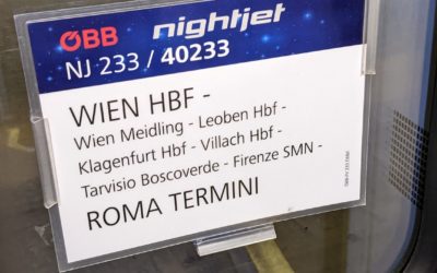 Voyager en train couchettes avec OBB Nightjet